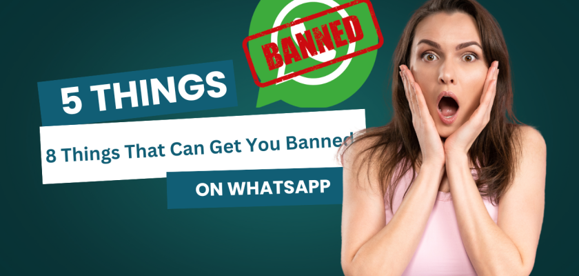 5 Things That Can Get You Banned on WhatsApp – Avoid fake apps, scams, spam, harmful content, and threats. Stay safe! Learn the rules now.